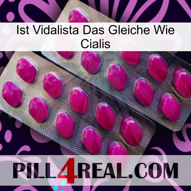 Is Vidalista The Same As Cialis 10